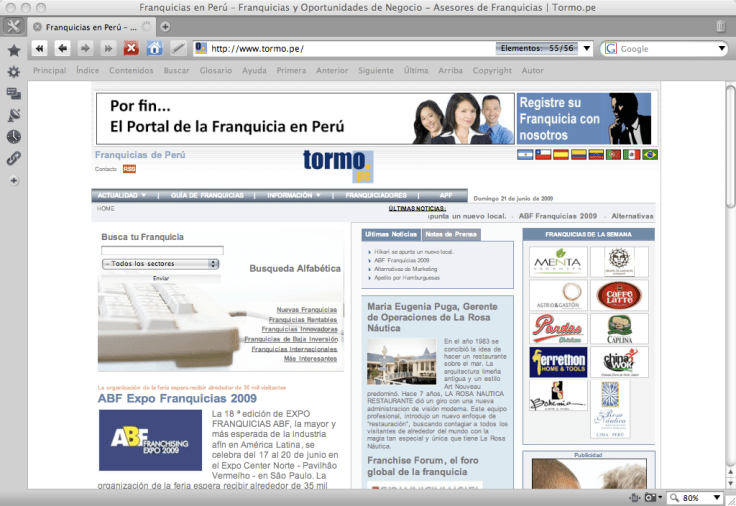 El Portl de Franquicias en Perú: Tormo Peru